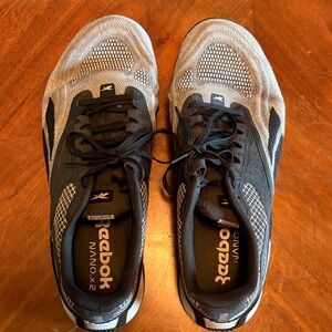 Reebok Men's Nano x2 Black and White Trainer Shoes